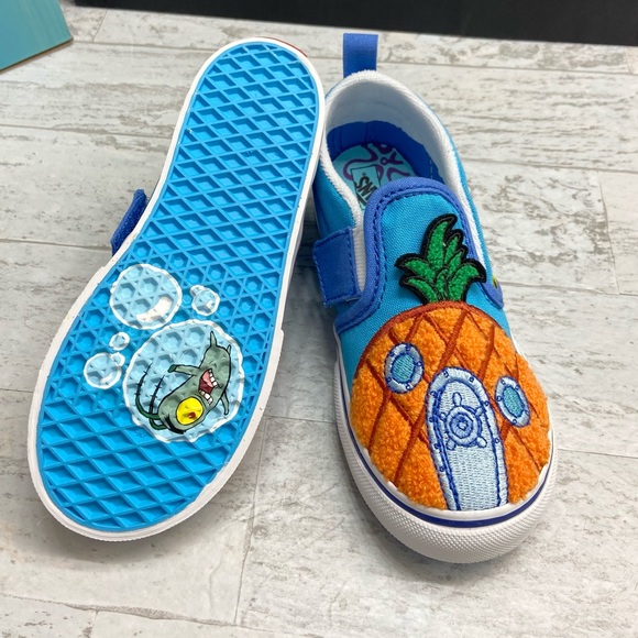 Vans SpongeBob slip-on Velcro Toddler sneakers - Picture 7 of 17